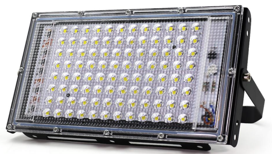 Proiector 100W 220V 96 LED SMD cu lupa Dreptunghiular